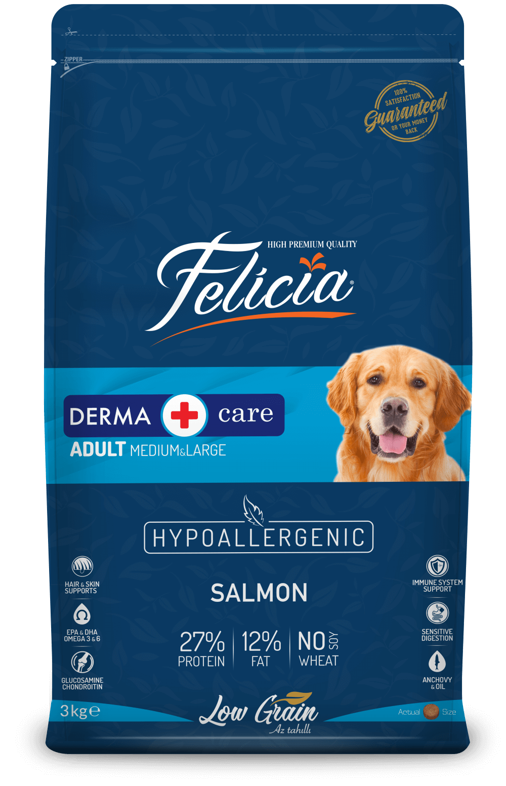 Alimento Hipoalergénico Felicia Salmón 15kg - Perro adulto, Alimento Perro