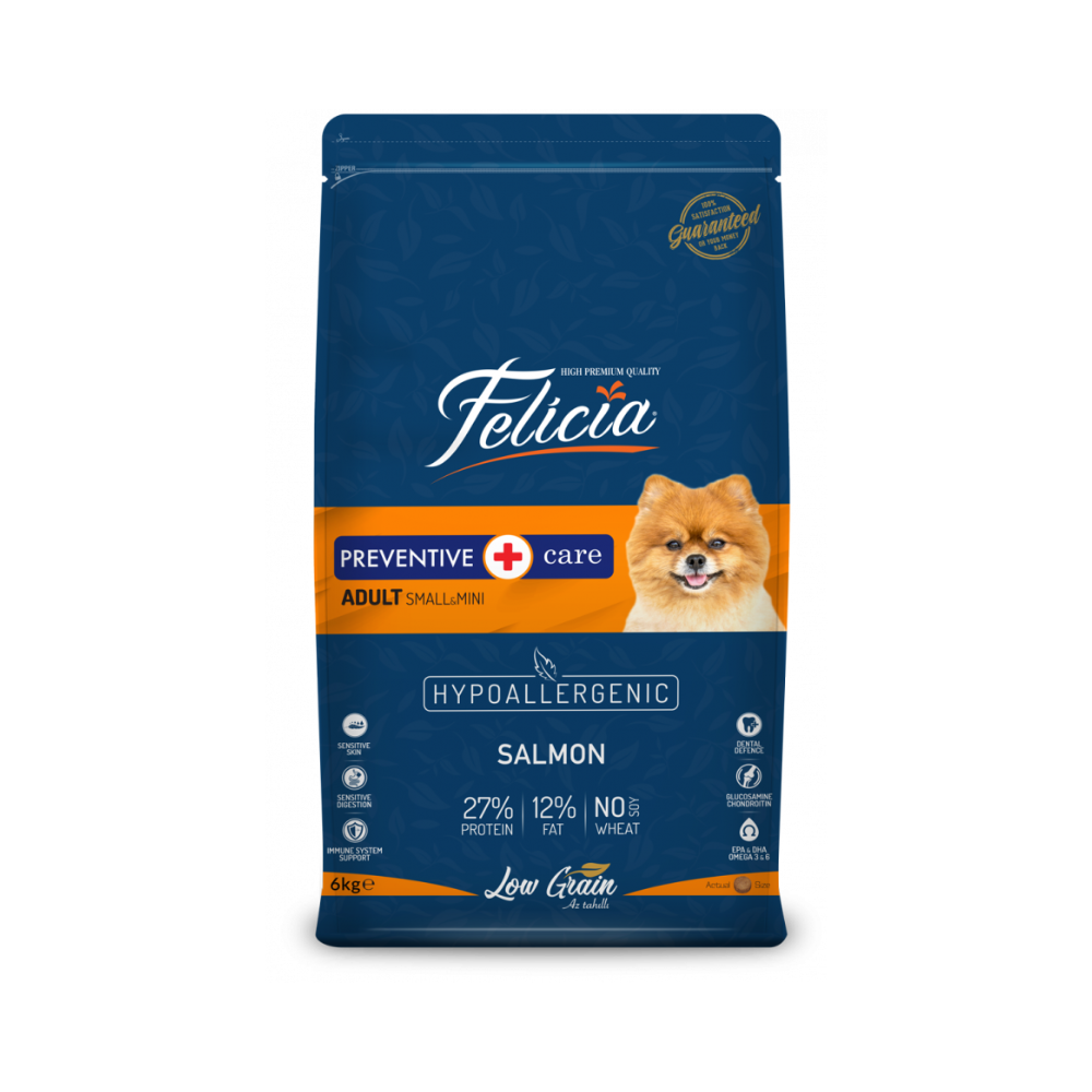 Alimento Hipoalergénico Felicia Salmón 6kg - Perro adulto