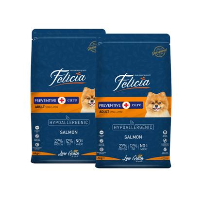 PACK x 2 - Alimento Hipoalergénico Felicia Salmón 6kg - Perro adulto