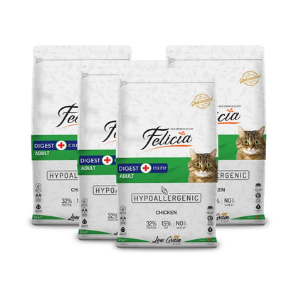 PACK x 4 - Alimento Hipoalergénico Felicia Pollo 2kg - Gato